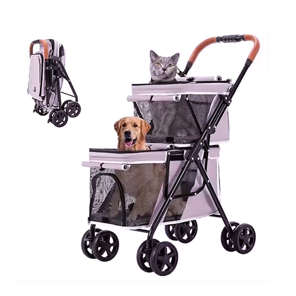 Yasomi PatiGo LD03M 2 Katlı Katlanabilir Kedi ve Köpek Arabası