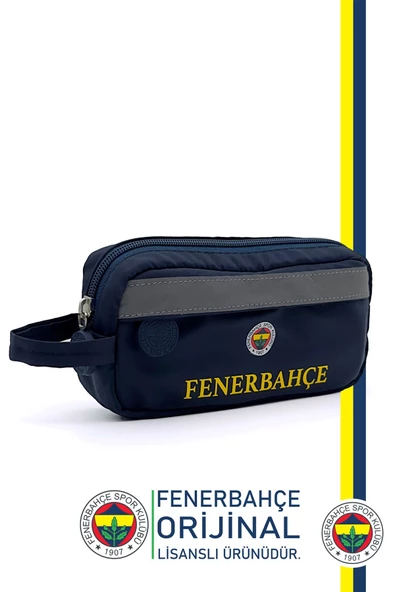 Fenerbahçe Orijinal Kalemlik Set 4lü Kırtasiye Hediye Seti 2 Bölmeli Kalem Kutusu Ahşap Kutulu - 3