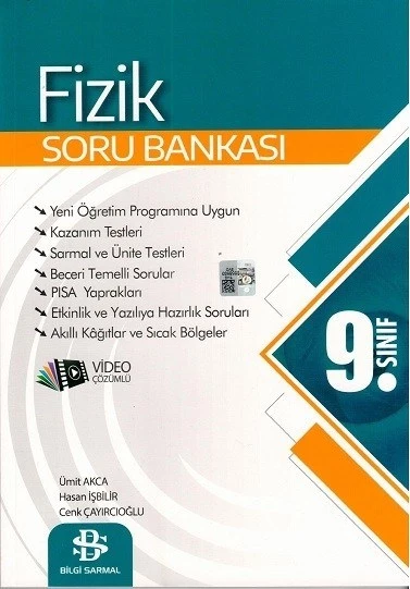Bilgi Sarmal Yayınları 9. Sınıf Fizik Soru Bankası