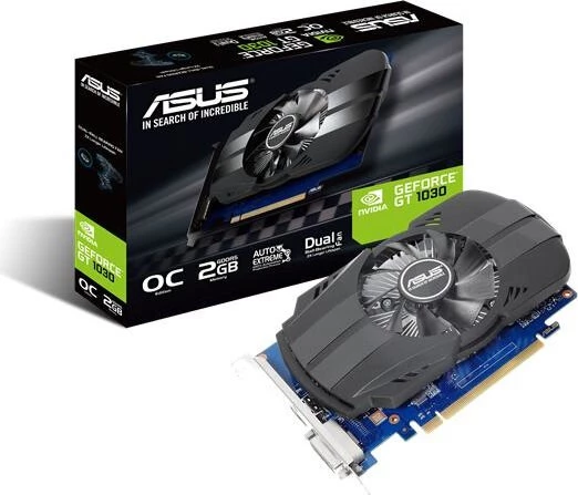 Asus GT1030 PH-GT1030-O2G 2GB 64Bit GDDR5 Ekran Kartı (VGA16XNVDASU1332)