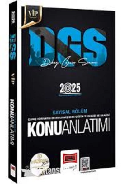 2025 DGS VİP Sayısal Yetenek Konu Anlatımı Yargı Yayınları
