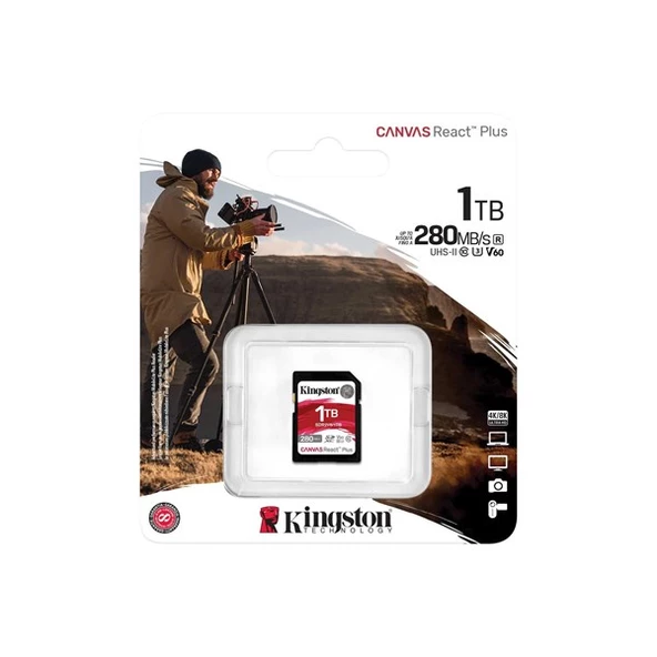 KINGSTON 1TB React+ SDR2V6/1TB SDXC HAFIZA KARTI - 2