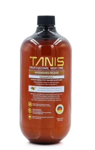 Technow Taniş Made in Germany Argan Yağlı Yoğun Besleyici Bakım Şampuanı(1000ml)