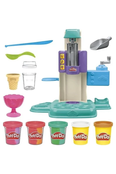 Play Doh Play-Doh Rainbow Swrl IceCream Plys f4186 G0028 - Resim 2