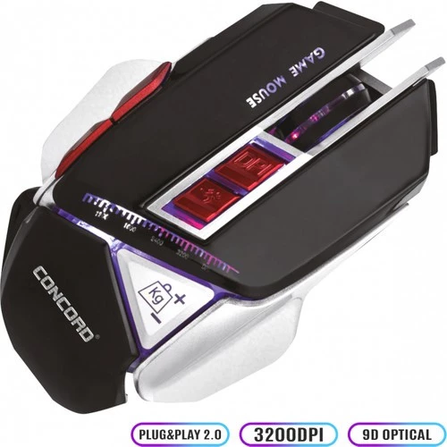 Concord C-12 Kablolu 9D High Gaming Mouse