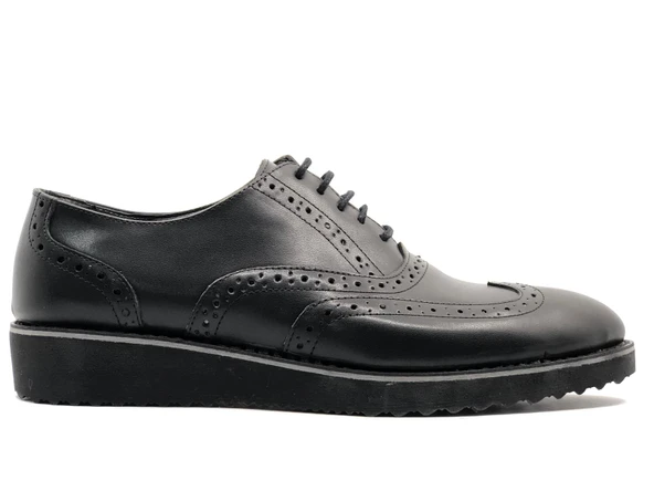 Tamboğa 610 Suni Deri Kalın Taban Erkek Klasik Ayakkabı - Resim 2