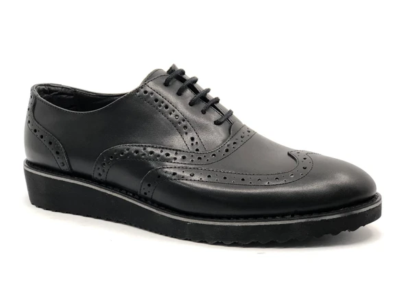 Tamboğa 610 Suni Deri Kalın Taban Erkek Klasik Ayakkabı ürün görseli