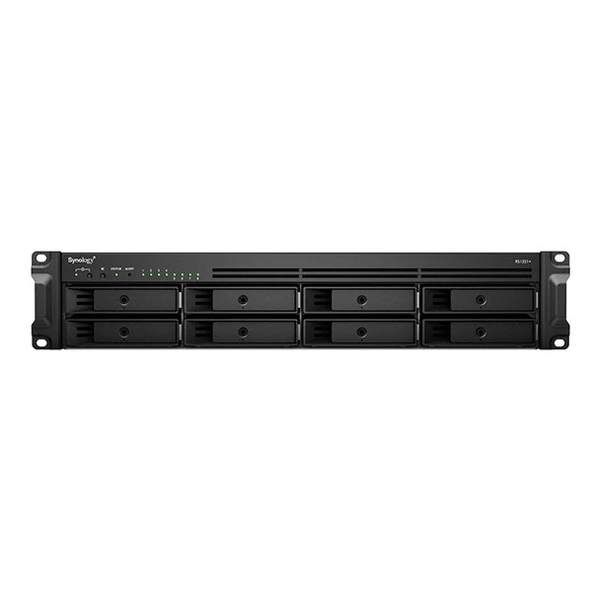 SYNOLOGY RS1221 PLUS RYZEN V1500B 4 GB RAM- 8-diskli Rack Nas Server (Disksiz)