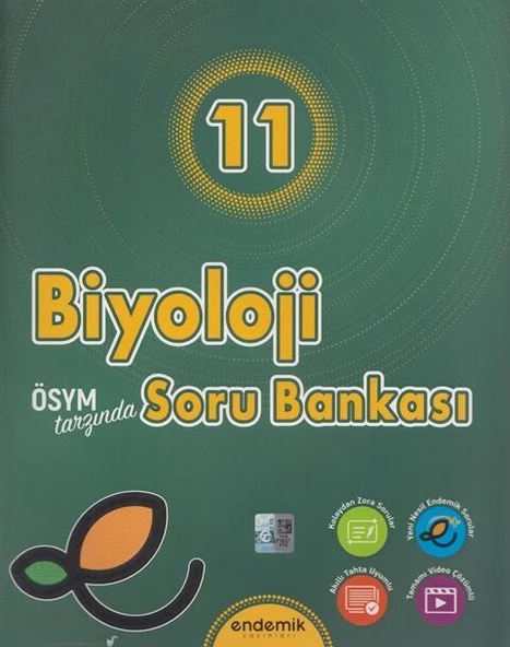 Endemik 11. Sınıf Biyoloji Soru Bankası Endemik Yayınları