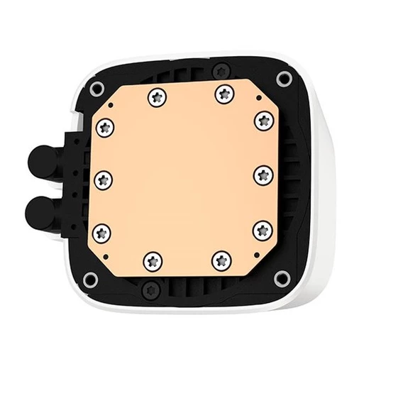 DEEPCOOL 240MM LS520-WH RGB SIVI SOĞUTMALI AM5-1700P İŞLEMCİ FANI BEYAZ - Resim 3