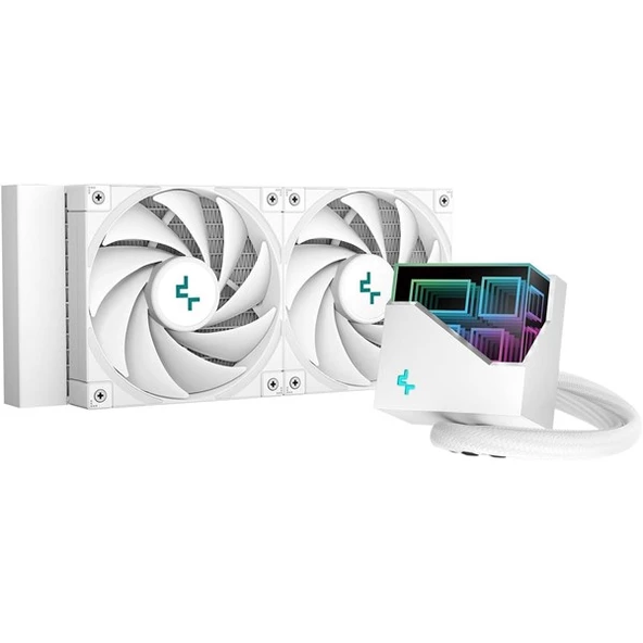 DEEPCOOL 240MM LT520-WH ARGB AM5-1700P SIVI SOĞUTMALI İŞLEMCİ FANI BEYAZ