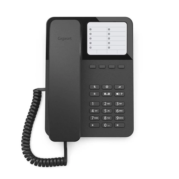 GIGASET DESK 400 Masaüstü Telefon Siyah - 5