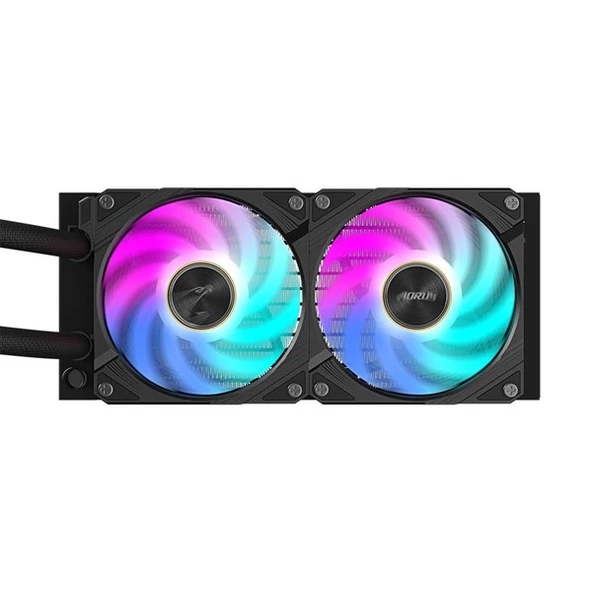 GIGABYTE 240MM AORUS WATERFORCE X II 240 RGB AM5-1700P SIVI SOĞUTMALI İŞLEMCİ FANI - Resim 4