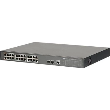 DAHUA 24port PFS4226-24GT-360 GIGABIT 2-SFP 360W FULL POE YÖNETİLEBİLİR SWITCH