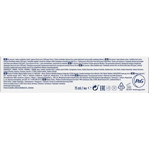 Oral-B Pro Sensitive Diş Macunu Nane 75 Ml - 8