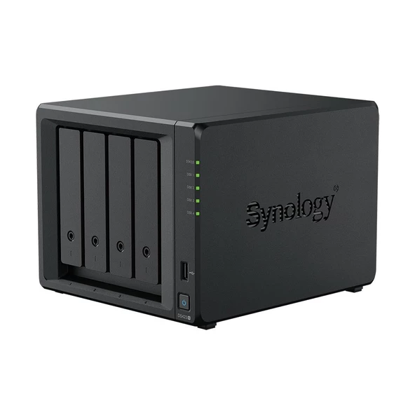 SYNOLOGY DS423 PLUS CELERON QC- 2 GB RAM- 4-diskli Nas Server (Disksiz) - 2