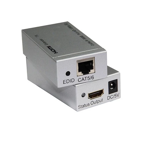 S-LINK 1port SL-HDEX60 1port HDMI (giriş) 1port Ethernet (Cat6) HDMI Repeater 60metre mesafeye kadar