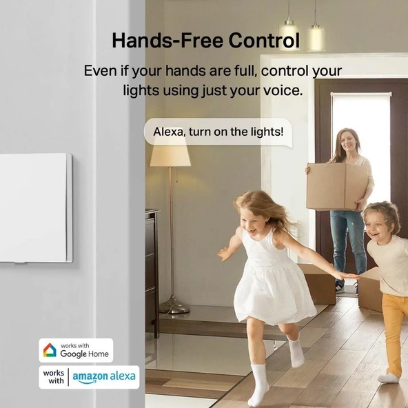 Tp-Link Tapo S210 Akıllı Işık Anahtarı, 1-Düğme 1-Yol - 3