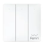 FONRİ WF3-EL3-0203-03 WIFI KABLOSUZ AKILLI DOKUNMATİK ÜÇLÜ DUVAR ANAHTARI