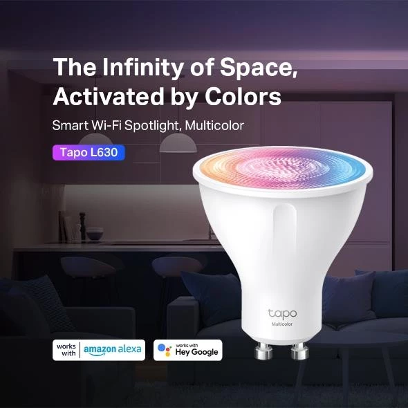 TP-LINK Tapo L630 Akıllı Wi-Fi Spot Lamba, Çok Renkli - 2
