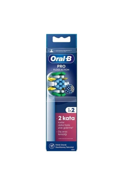 Oral-B Pro Floss Action X-filament Şarjlı Diş Fırçası Yedek Başlığı 2 Adet - 2