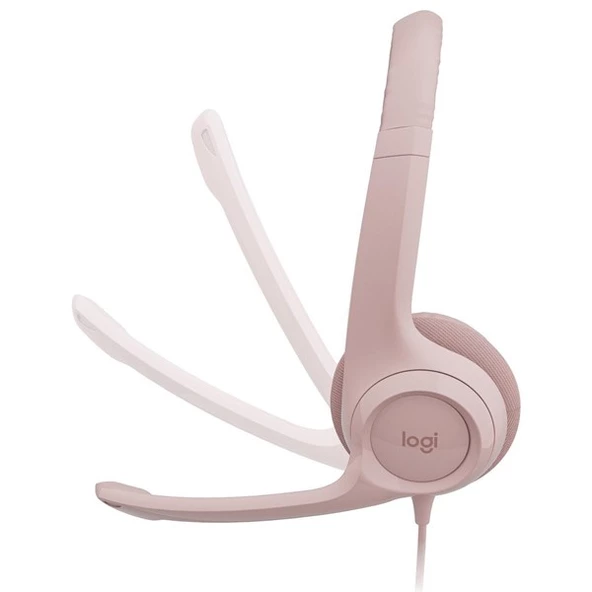 Logıtech H390 Usb Kulaklık Pudra Pembe 981-001281 - 2