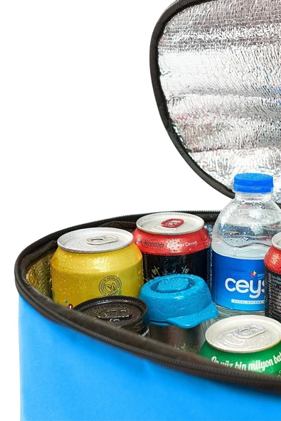 Plaj El Çantası Soğuk Sıcak Tutucu Bölmeli Buzluklu - Resim 4