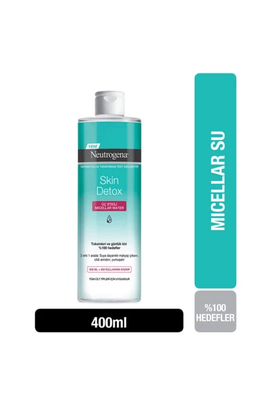 Skin Detox 3 Etkili Micellar Water 400 ml