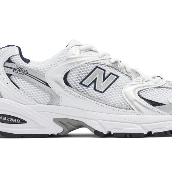 NEW BALANCE 530 WHITE SILVER NAVY - 3