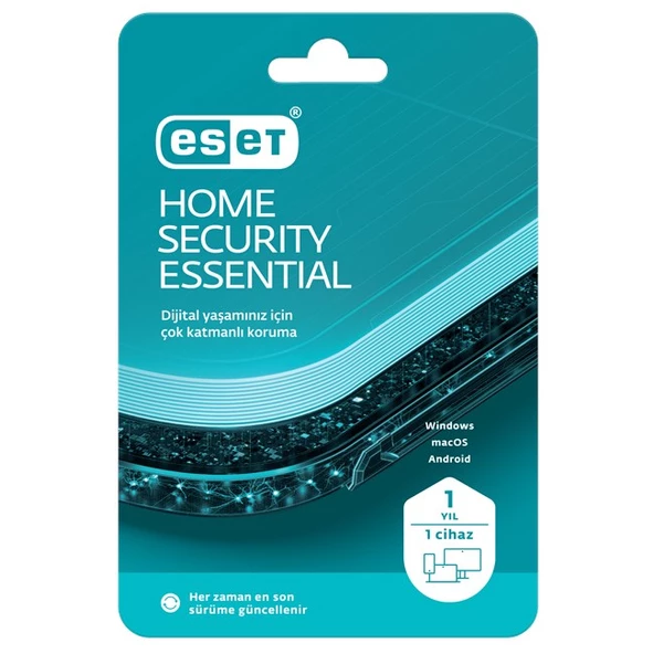 Eset Home Security Essential Kutu 1 Yil - 1 Kullanici