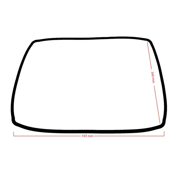 Ariston ile uyumlu Fırın Kapak Contası 44x34 cm ürün görseli 1