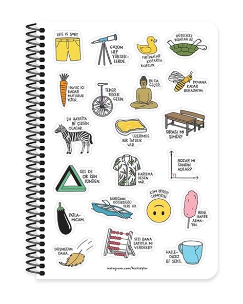 Keskin Color Hisli Şeyler 2024/2025 Akademik Ajanda Dinlenmek İstiyorum - 4