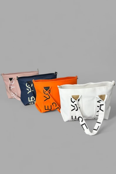 Me-vo Kadın Turuncu Renkli Be You Ways Model El ve Omuz Çantası - Resim 3