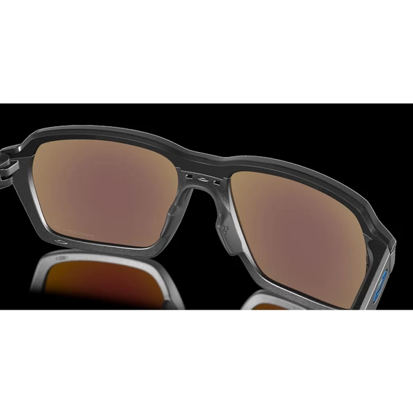 Oakley Parlay Steel w/ PRIZM Sapph Polarize Unısex Gözlük 0OO4143-OAK.4143 - 4