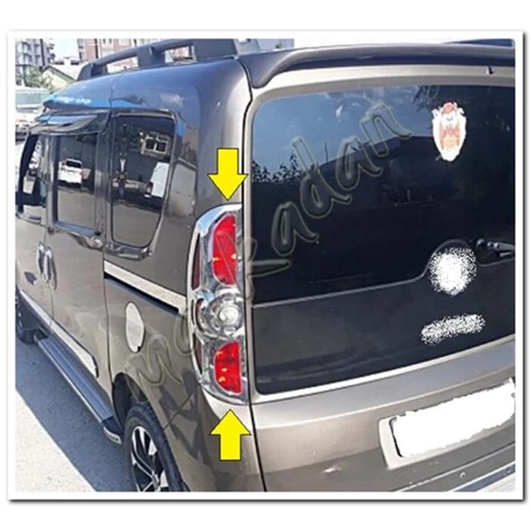 Markadan Opel Combo Krom Stop Çerçevesi 2012-2018 2 Parça Abs Krom - 3