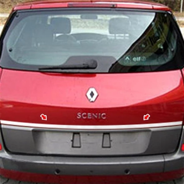 WOC Chrome Renault Scenic 2 Krom Bagaj Çıtası 2003-2009 Paslanmaz Çelik - 3