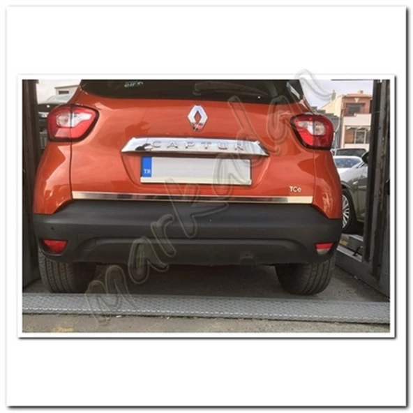 Markadan Renault Captur Krom Bagaj Alt Çıta 2013-2019 Paslanmaz Çelik