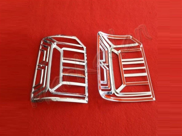 Markadan VW Caddy Krom Stop Çerçevesi 2015-2020 2 Parça Abs Krom - 2
