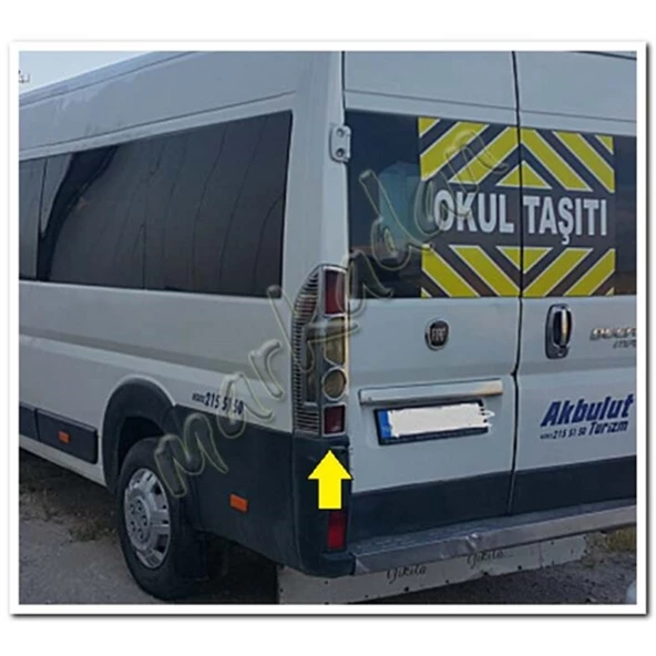WOC Chrome Fiat Ducato Krom Stop Çerçevesi 2006-2014 2 Parça Abs Krom - 3