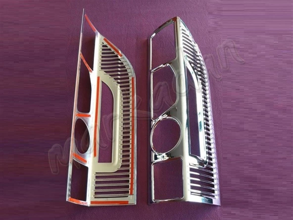 WOC Chrome Peugeot Boxer Krom Stop Çerçevesi 2006-2014 2 Parça Abs Krom - 2