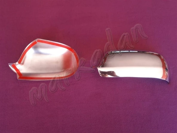 WOC Chrome VW Bora Krom Ayna Kapağı 1998-2004 2 Parça Abs Krom - 2