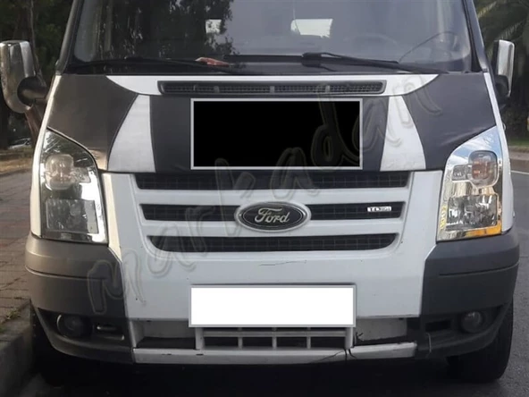 Ford Transit Krom Far Çerçevesi 2007-2013 2 Parça Paslanmaz Çelik - 4