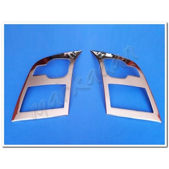 Ford Transit Krom Far Çerçevesi 2007-2013 2 Parça Paslanmaz Çelik - 2