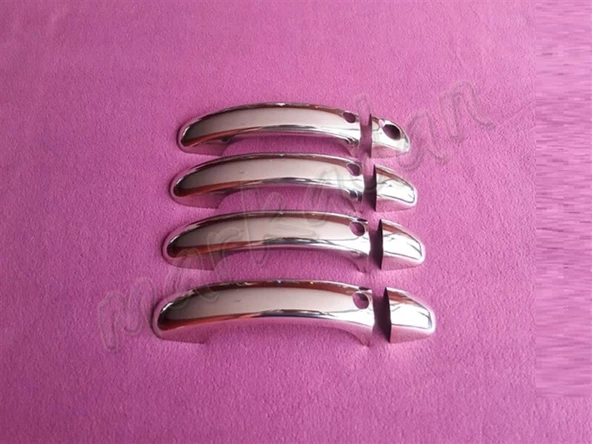 WOC Chrome VW Touareg Sensörlü Krom Kapı Kolu 2003-2007 4 Kapı Paslanmaz Çelik