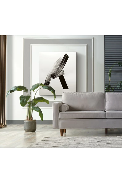 Vipa Home Vipa Cord Rio Üçlü Koltuk, Modern ve Şık Tasarım, Rahat Salon ve Oturma Odası Koltuğu - 2