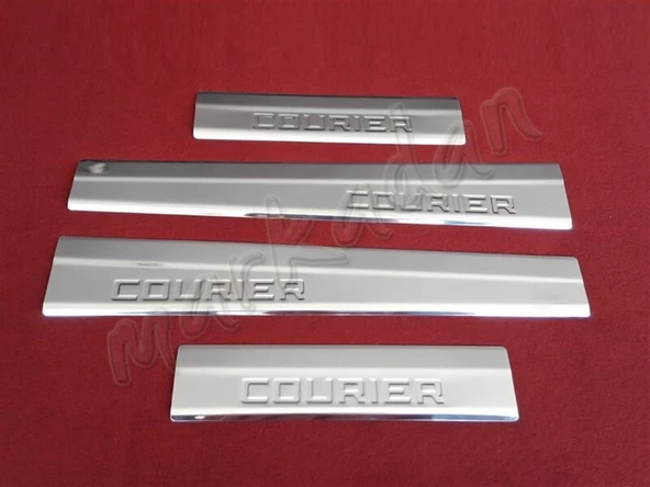 DB Chrome Ford Tourneo Courier Krom Kapı Eşiği 2014-2023 4 Parça P.Çelik