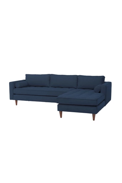 Vipa Home Vipa Rio Sağ Köşe 2+R L Köşe Koltuk, Modern Şık Comford İskandinav Tasarım, Oturma Odası Mavi Renk ürün görseli