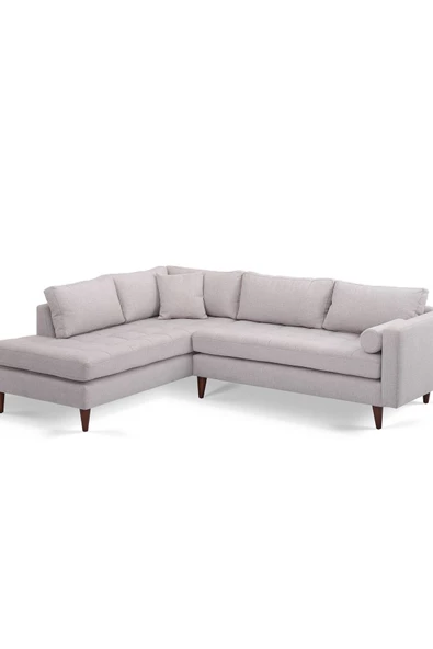 Vipa Home Vipa Minnesota Sol Sabit Oturum R+2 L Köşe Takımı - İskandinav Tasarım, Salon ve Oturma Odası İçin - 5