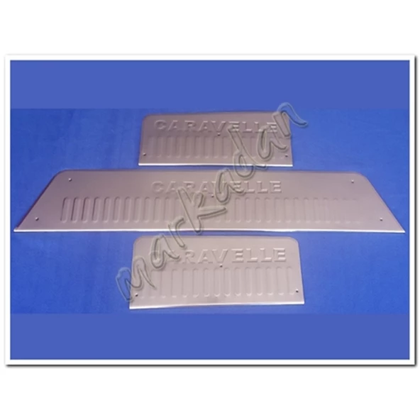 VW T5 Caravelle Krom Kapı Eşiği 2003-2014 3 Parça Paslanmaz Çelik ürün görseli 1