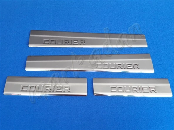 Ford Tourneo Courier Krom Kapı Eşiği 2014-2023 4 Parça Paslanmaz Çelik ürün görseli 1